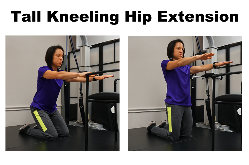 tall kneeling with hip extension