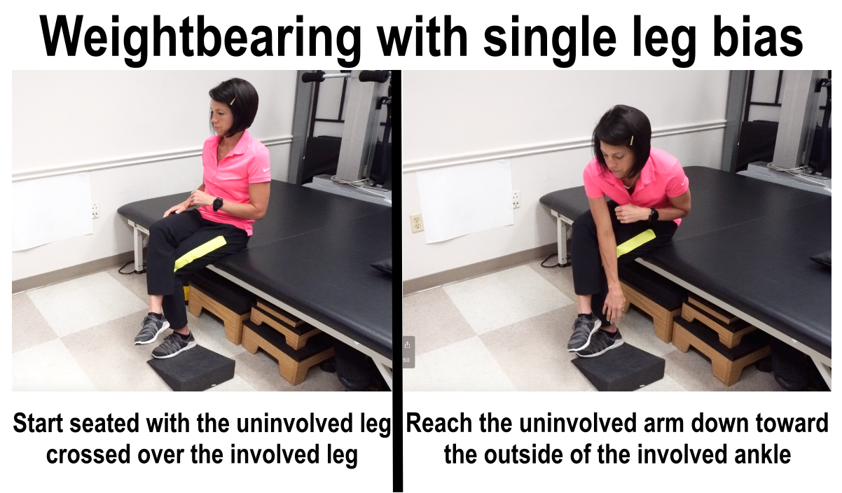 weightbearing exercise with forward reach