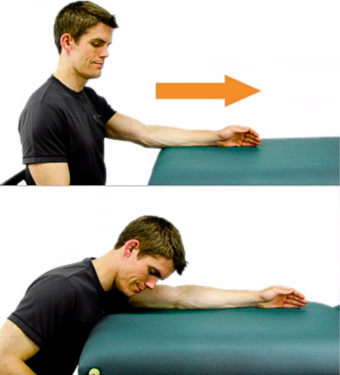 shoulder flexion stretch