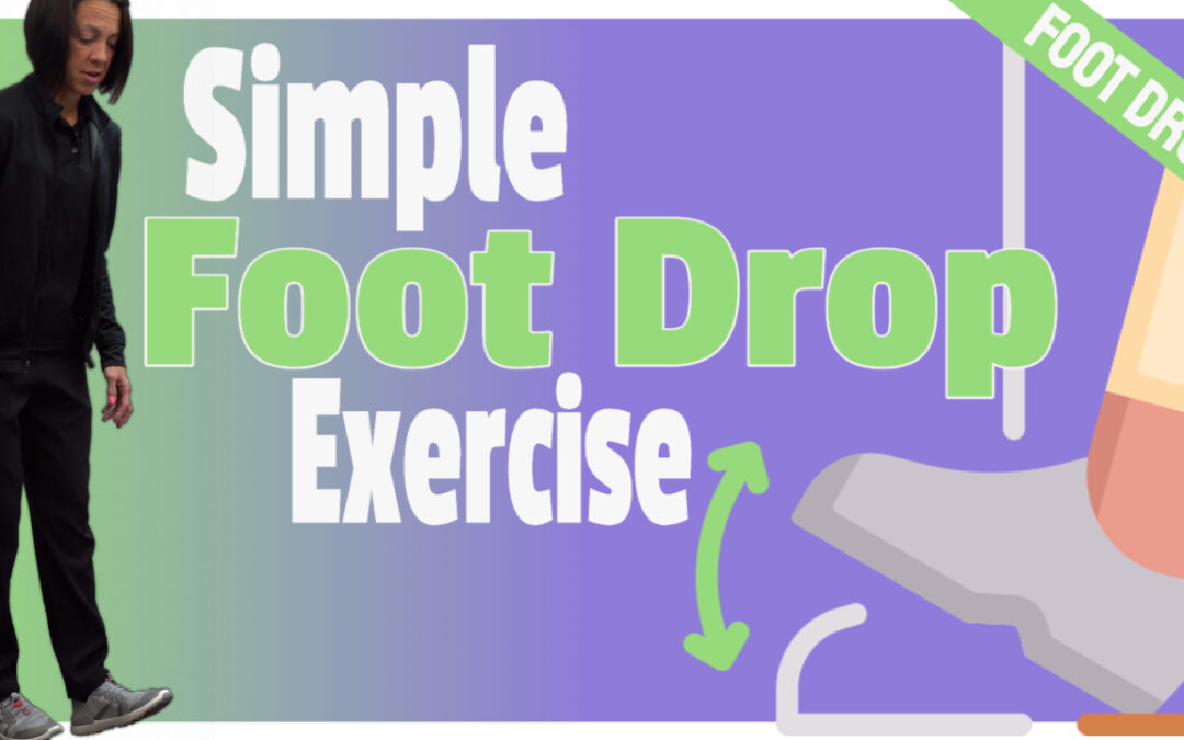 3 minute foot drop routine