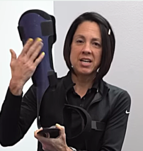 Image of Tara Tobias holding a Floor Reaction AFO